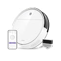 OKP Life Robot Vacuum Cleaner with 2500Pa Strong Suction, 120mins Runtime, Self-Charging, Compatible with Alexa/WiFi/App, 500ML Dustbin, Ideal for Pet Hair, Hard Floors, Low Pile Carpet