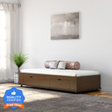 Okra Diwan Bed Engineered Wood Single Box