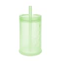 Olababy Silicone Straw Sippy Cup for Toddlers 1-3, Unbreakable, Kiwi 9oz