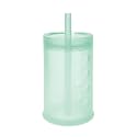 Olababy Silicone Straw Sippy Cup for Toddlers 1-3, Unbreakable, Mint 9oz