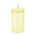 Olababy Silicone Straw Sippy Cup for Toddlers 1-3, Unbreakable, Lemon 9oz