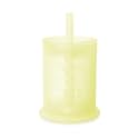 Olababy Silicone Straw Training Cup, Infant to Toddler Sippy Cup, Lemon 5oz