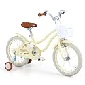 Olakids Kids Bike, 12 14 16 18 Inch Toddlers Bike with Training Wheels Basket Safety Bell Adjustable Seat Handlebar, Children's Bicycle for Girls Boys