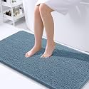 OLANLY Bathroom Runner Rugs 40x24, Extra Soft Absorbent Chenille Bath Rugs