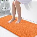 OLANLY Bathroom Runner Rugs 45x27, Extra Soft Absorbent Chenille Bath Rugs