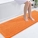 OLANLY Bathroom Runner Rugs 59x20, Extra Soft Absorbent Chenille Bath Rugs