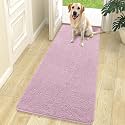 OLANLY Dog Door Mat for Muddy Paws 70x24, Super Absorbent Chenille Mud Mat