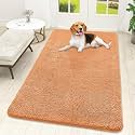 OLANLY Dog Door Mat for Muddy Paws 59x32, Super Absorbent Chenille Mud Mat