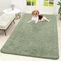 OLANLY Dog Door Mat for Muddy Paws 59x35, Super Absorbent Chenille Mud Mat