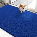 OLANLY Dog Door Mat for Muddy Paws 50x30, Super Absorbent Chenille Mud Mat