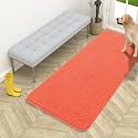 OLANLY Dog Door Mat for Muddy Paws 54x24, Super Absorbent Chenille Mud Mat