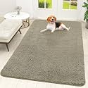 OLANLY Dog Door Mat for Muddy Paws 70x46, Super Absorbent Chenille Mud Mat