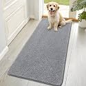 OLANLY Dog Door Mat for Muddy Paws 70x35, Super Absorbent Chenille Mud Mat