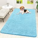 OLANLY Dog Door Mat for Muddy Paws 59x35, Super Absorbent Chenille Mud Mat