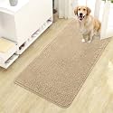 OLANLY Dog Door Mat for Muddy Paws 44x24, Super Absorbent Chenille Mud Mat