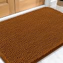 OLANLY Dog Door Mat for Muddy Paws 32x20, Super Absorbent Chenille Mud Mat