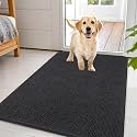 OLANLY Dog Door Mat for Muddy Paws 44x32, Super Absorbent Chenille Mud Mat