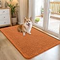 OLANLY Dog Door Mat for Muddy Paws 45x27, Super Absorbent Chenille Mud Mat