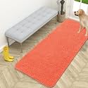OLANLY Dog Door Mat for Muddy Paws 59x24, Super Absorbent Chenille Mud Mat
