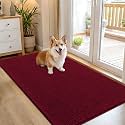OLANLY Dog Door Mat for Muddy Paws 54x32, Super Absorbent Chenille Mud Mat