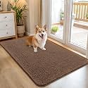 OLANLY Dog Door Mat for Muddy Paws 45x27, Super Absorbent Chenille Mud Mat