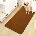 OLANLY Dog Door Mat for Muddy Paws 44x24, Super Absorbent Chenille Mud Mat