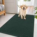 OLANLY Dog Door Mat for Muddy Paws 44x32, Super Absorbent Chenille Mud Mat