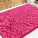 OLANLY Dog Door Mat for Muddy Paws 30x20, Super Absorbent Chenille Mud Mat