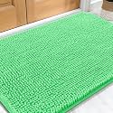 OLANLY Dog Door Mat for Muddy Paws 30x20, Super Absorbent Chenille Mud Mat
