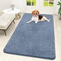 OLANLY Dog Door Mat for Muddy Paws 59x32, Super Absorbent Chenille Mud Mat