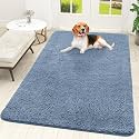 OLANLY Dog Door Mat for Muddy Paws 59x35, Super Absorbent Chenille Mud Mat