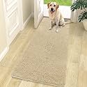 OLANLY Dog Door Mat for Muddy Paws 70x24, Super Absorbent Chenille Mud Mat