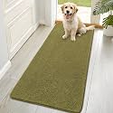 OLANLY Dog Door Mat for Muddy Paws 70x35, Super Absorbent Chenille Mud Mat