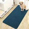 OLANLY Dog Door Mat for Muddy Paws 47x24, Super Absorbent Chenille Mud Mat