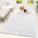 OLANLY Dog Door Mat for Muddy Paws 59x35, Super Absorbent Chenille Mud Mat