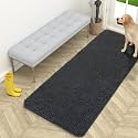 OLANLY Dog Door Mat for Muddy Paws 59x24, Super Absorbent Chenille Mud Mat