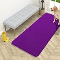 OLANLY Dog Door Mat for Muddy Paws 54x24, Super Absorbent Chenille Mud Mat