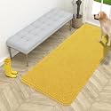OLANLY Dog Door Mat for Muddy Paws 54x24, Super Absorbent Chenille Mud Mat