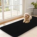 OLANLY Dog Door Mat for Muddy Paws 47x20, Super Absorbent Chenille Mud Mat