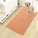 OLANLY Dog Door Mat for Muddy Paws 40x24, Super Absorbent Chenille Mud Mat