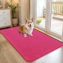 OLANLY Dog Door Mat for Muddy Paws 45x27, Super Absorbent Chenille Mud Mat