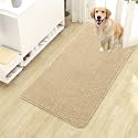 OLANLY Dog Door Mat for Muddy Paws 40x24, Super Absorbent Chenille Mud Mat