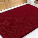 OLANLY Dog Door Mat for Muddy Paws 30x20, Super Absorbent Chenille Mud Mat