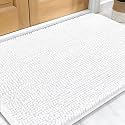 OLANLY Dog Door Mat for Muddy Paws 30x20, Super Absorbent Chenille Mud Mat