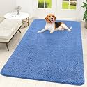 OLANLY Dog Door Mat for Muddy Paws 59x35, Super Absorbent Chenille Mud Mat