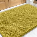 OLANLY Dog Door Mat for Muddy Paws 30x20, Super Absorbent Chenille Mud Mat