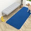 OLANLY Dog Door Mat for Muddy Paws 54x24, Super Absorbent Chenille Mud Mat