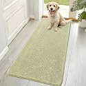 OLANLY Dog Door Mat for Muddy Paws 70x32, Super Absorbent Chenille Mud Mat
