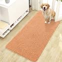 OLANLY Dog Door Mat for Muddy Paws 47x24, Super Absorbent Chenille Mud Mat