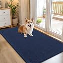 OLANLY Dog Door Mat for Muddy Paws 54x32, Super Absorbent Chenille Mud Mat